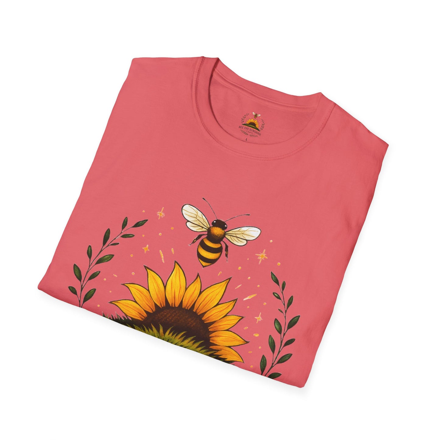 Sunshine Bee Graphic T-Shirt, Farm Life Shirt, Nature Lover Tee, Summer Outfit, Gift for Bee Lovers, Eco-Friendly Apparel