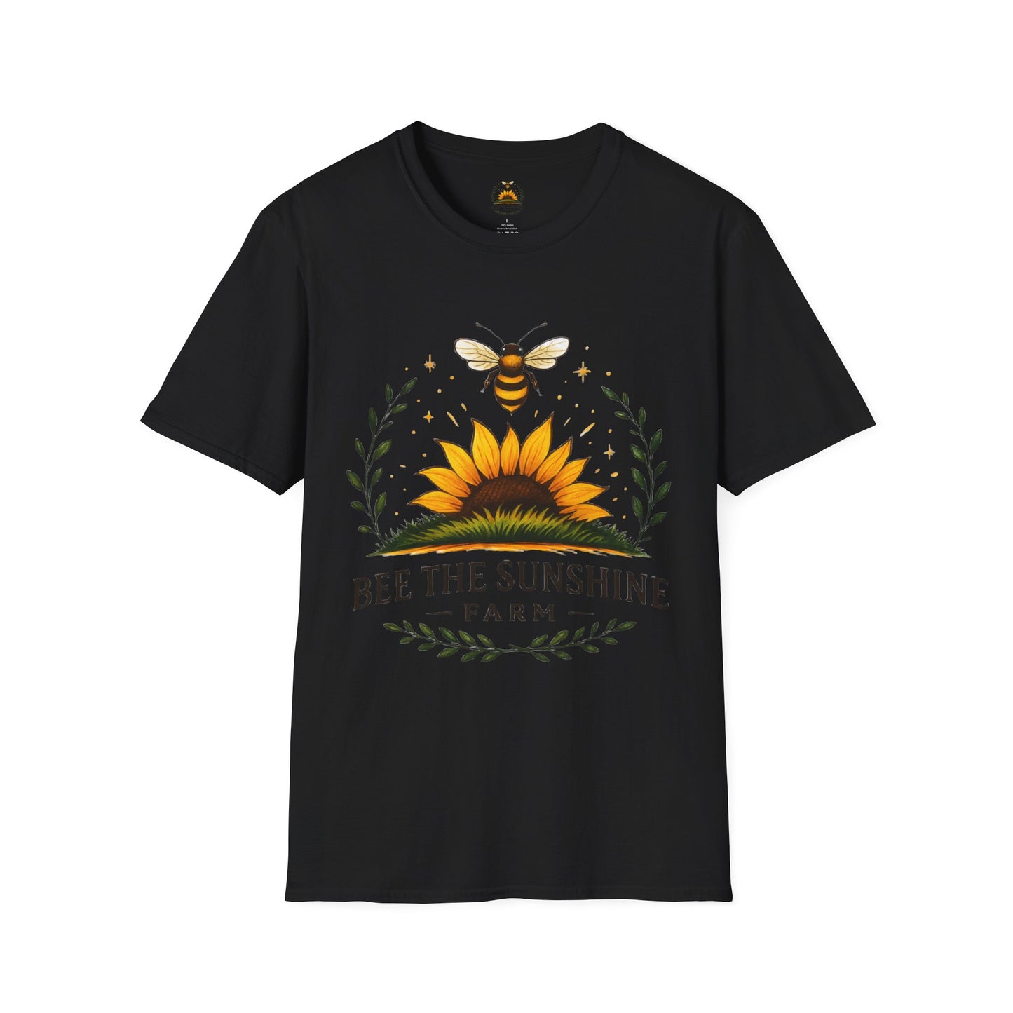 Sunshine Bee Graphic T-Shirt, Farm Life Shirt, Nature Lover Tee, Summer Outfit, Gift for Bee Lovers, Eco-Friendly Apparel