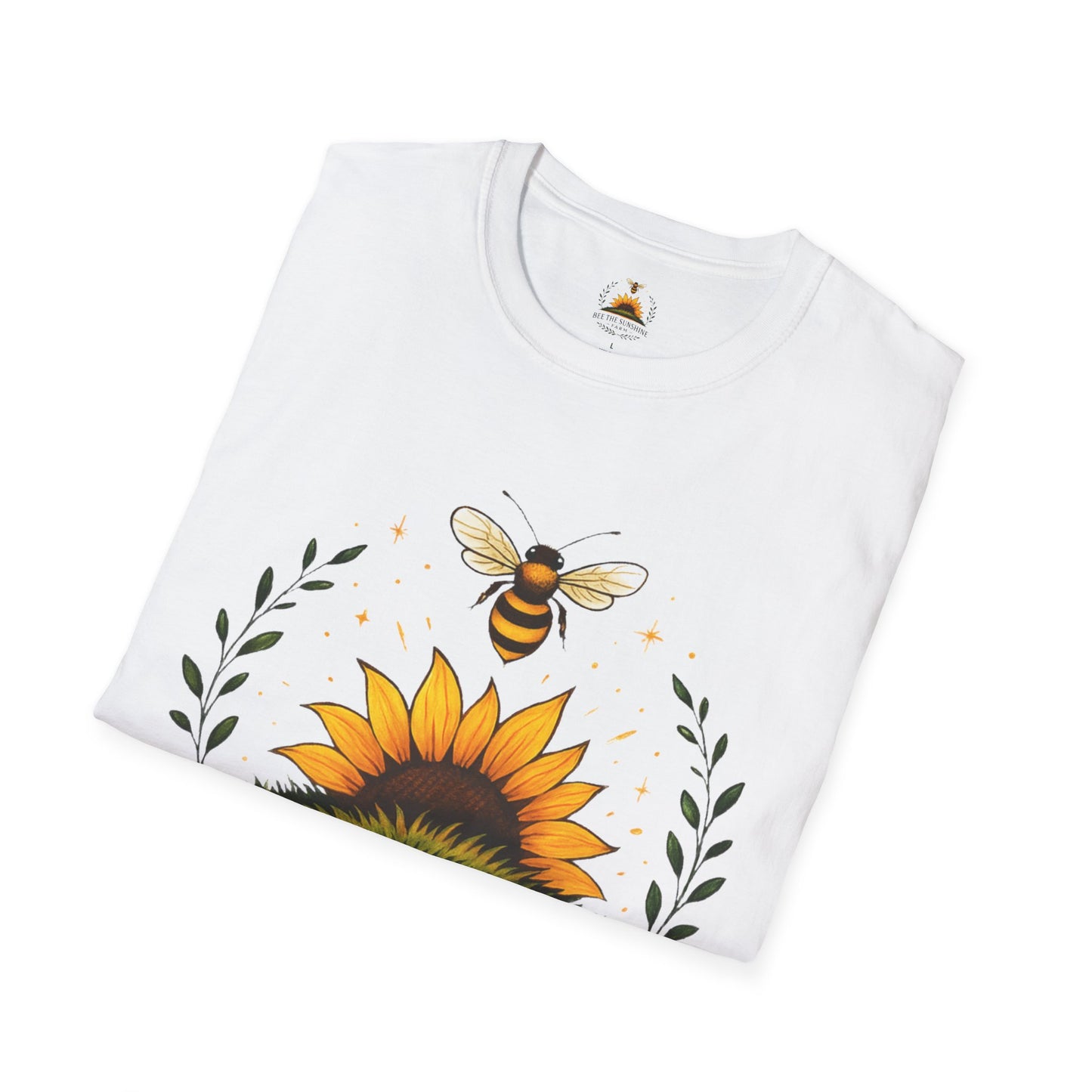 Sunshine Bee Graphic T-Shirt, Farm Life Shirt, Nature Lover Tee, Summer Outfit, Gift for Bee Lovers, Eco-Friendly Apparel