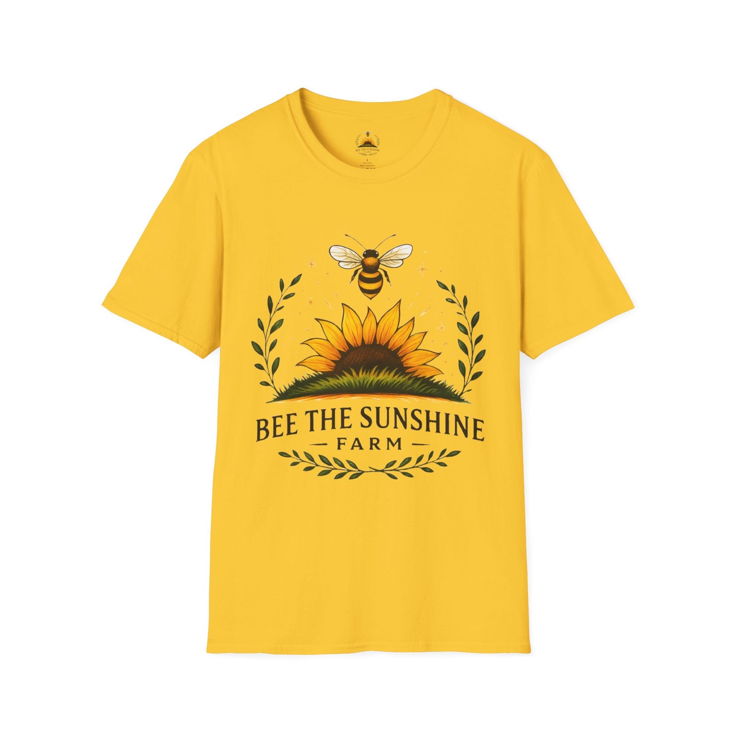 Sunshine Bee Graphic T-Shirt, Farm Life Shirt, Nature Lover Tee, Summer Outfit, Gift for Bee Lovers, Eco-Friendly Apparel