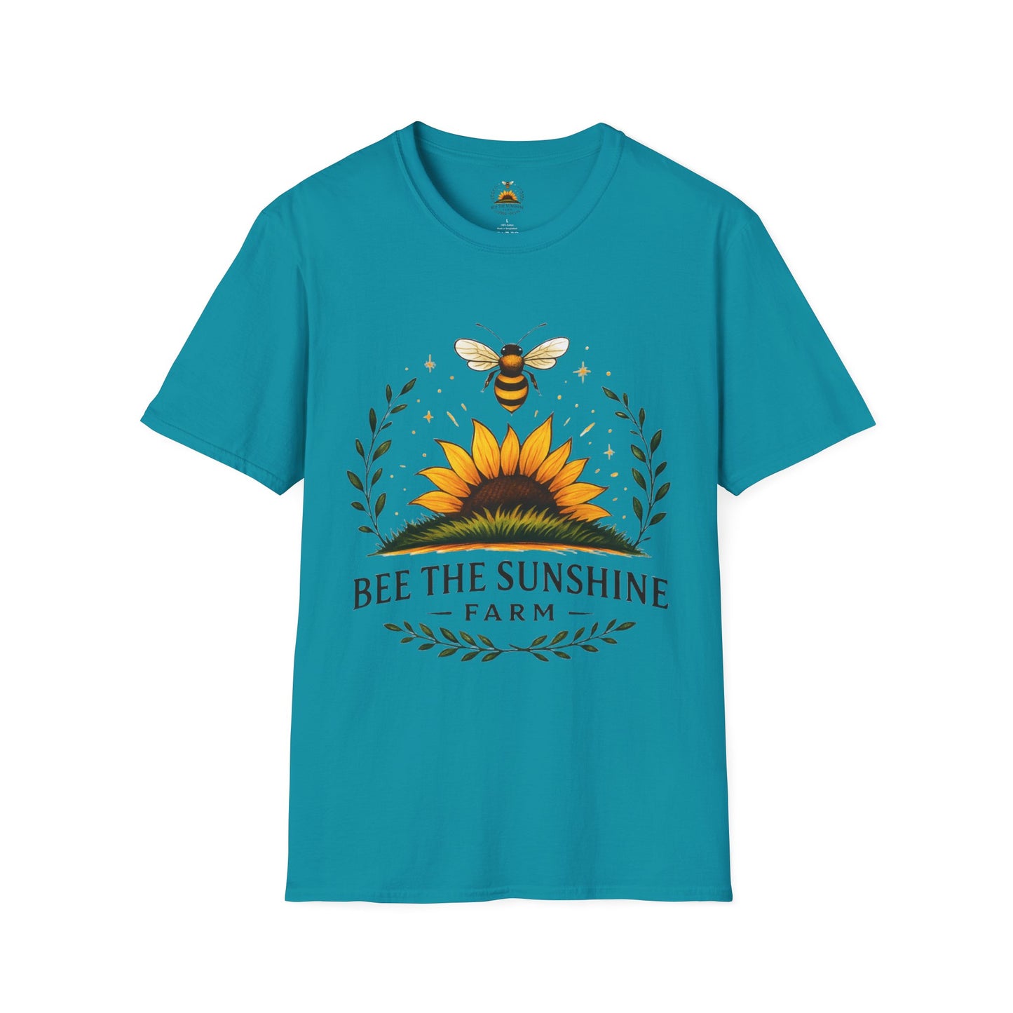 Sunshine Bee Graphic T-Shirt, Farm Life Shirt, Nature Lover Tee, Summer Outfit, Gift for Bee Lovers, Eco-Friendly Apparel