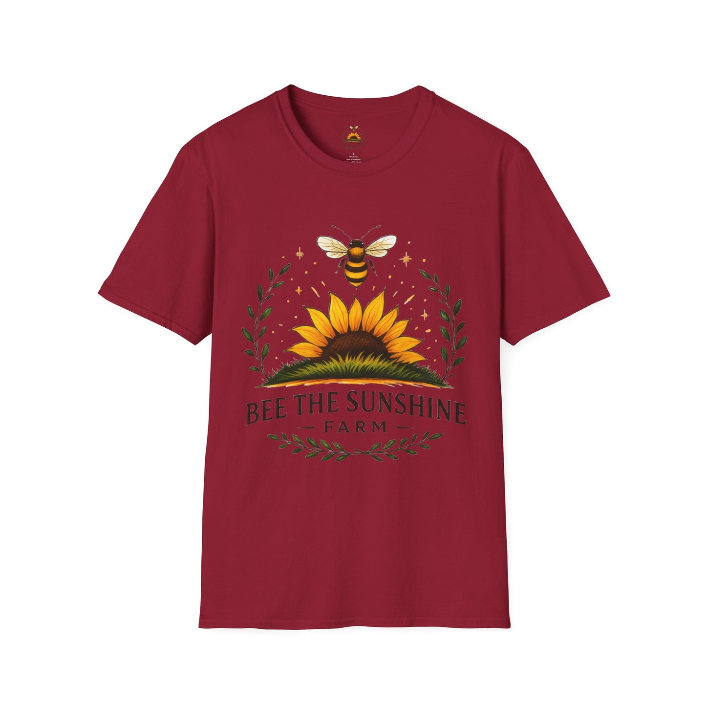 Sunshine Bee Graphic T-Shirt, Farm Life Shirt, Nature Lover Tee, Summer Outfit, Gift for Bee Lovers, Eco-Friendly Apparel