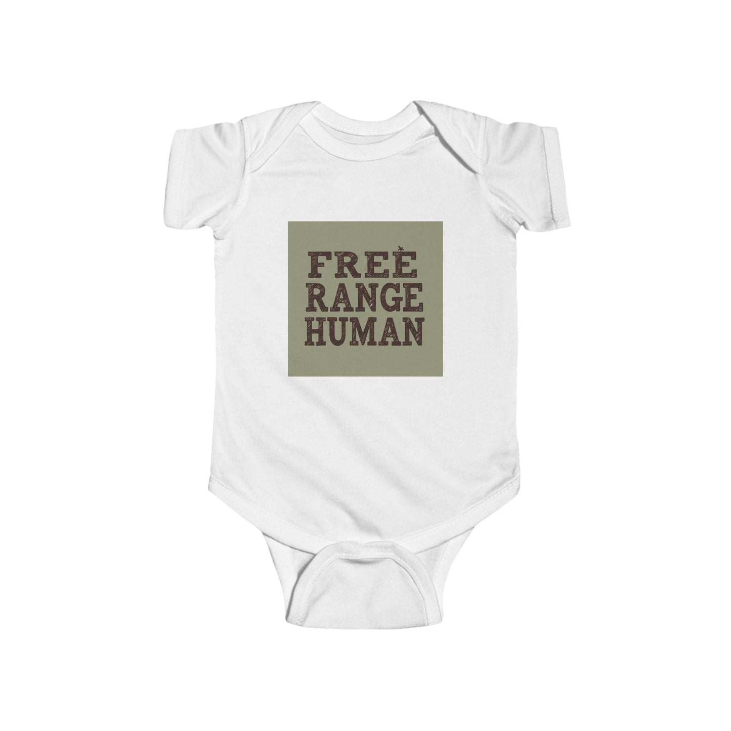 Free Range Human Infant Bodysuit | Cute Baby Clothes, Newborn Gift, Baby Shower, Eco-Friendly Apparel, Funny Baby Outfit