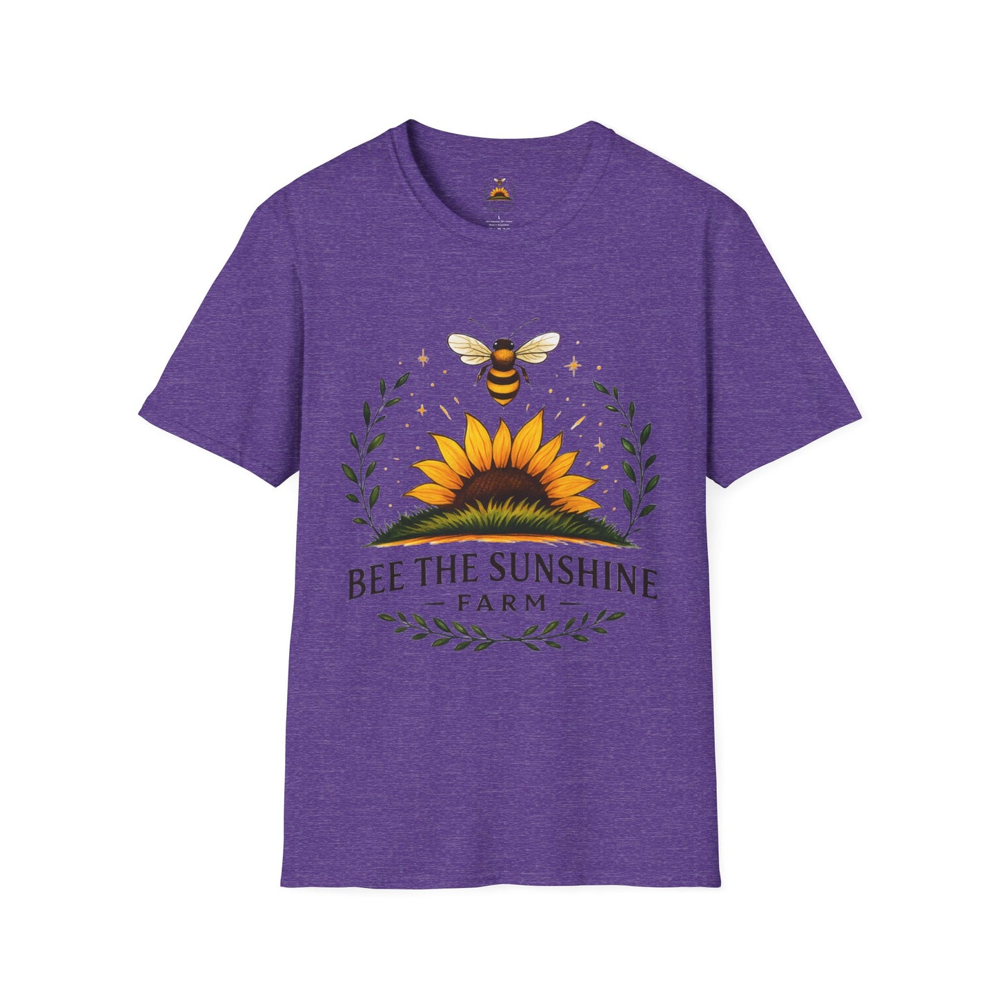 Sunshine Bee Graphic T-Shirt, Farm Life Shirt, Nature Lover Tee, Summer Outfit, Gift for Bee Lovers, Eco-Friendly Apparel