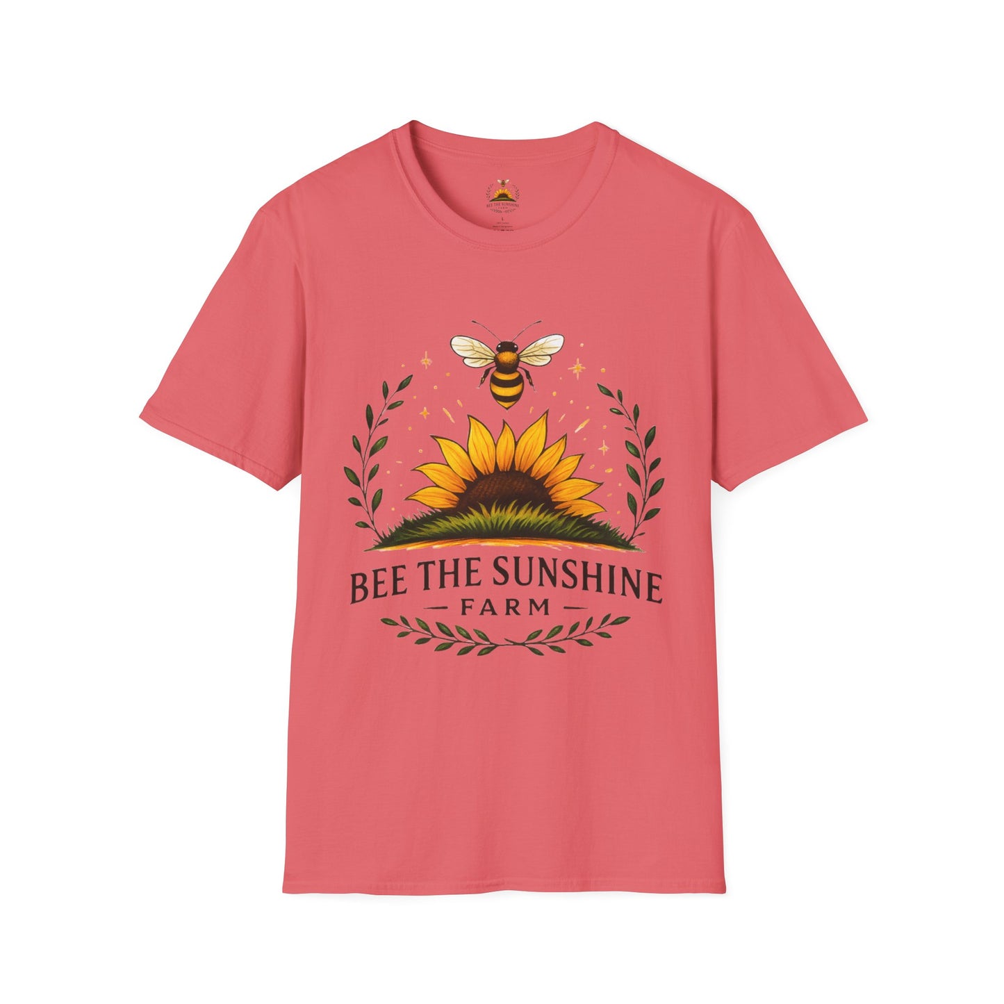Sunshine Bee Graphic T-Shirt, Farm Life Shirt, Nature Lover Tee, Summer Outfit, Gift for Bee Lovers, Eco-Friendly Apparel