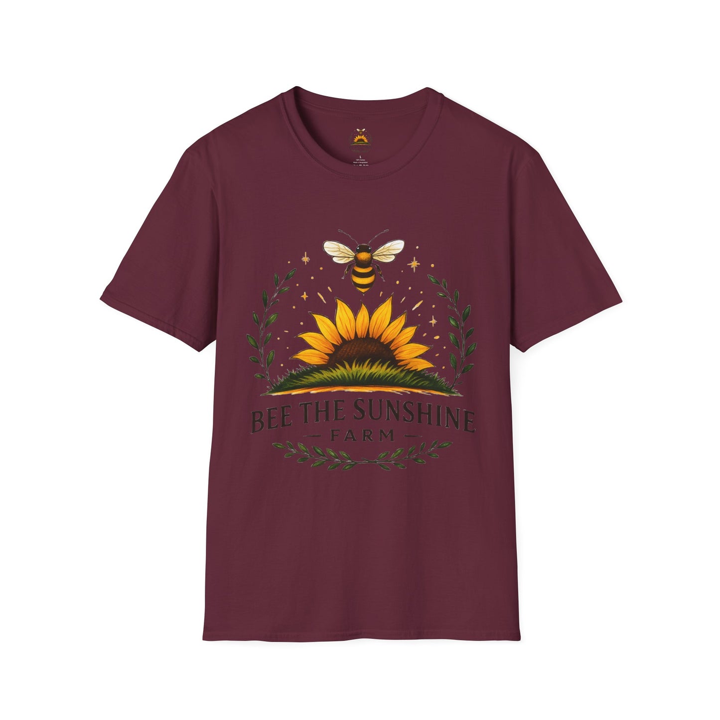 Sunshine Bee Graphic T-Shirt, Farm Life Shirt, Nature Lover Tee, Summer Outfit, Gift for Bee Lovers, Eco-Friendly Apparel