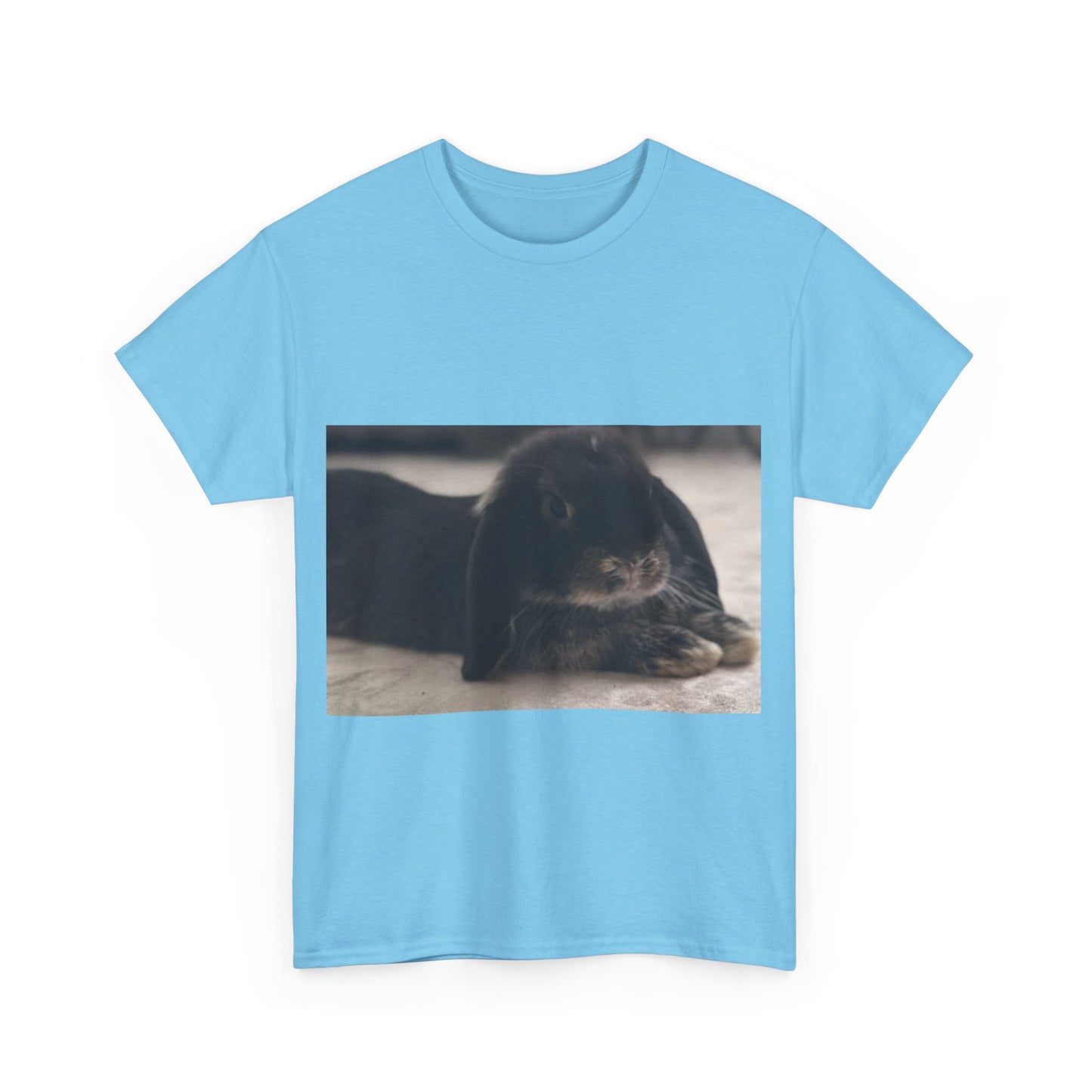 Cozy Rabbit Lover's Unisex Tee, Cute Animal Shirt, Gift for Pet Owners, Casual Everyday Wear, Birthday Present, Animal Lover Apparel