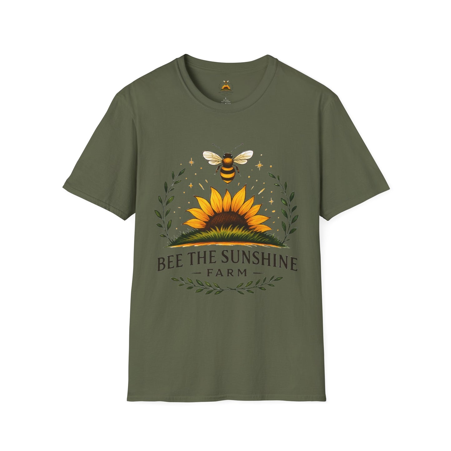 Sunshine Bee Graphic T-Shirt, Farm Life Shirt, Nature Lover Tee, Summer Outfit, Gift for Bee Lovers, Eco-Friendly Apparel