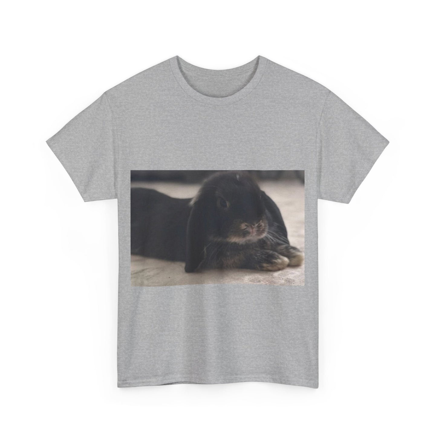Cozy Rabbit Lover's Unisex Tee, Cute Animal Shirt, Gift for Pet Owners, Casual Everyday Wear, Birthday Present, Animal Lover Apparel