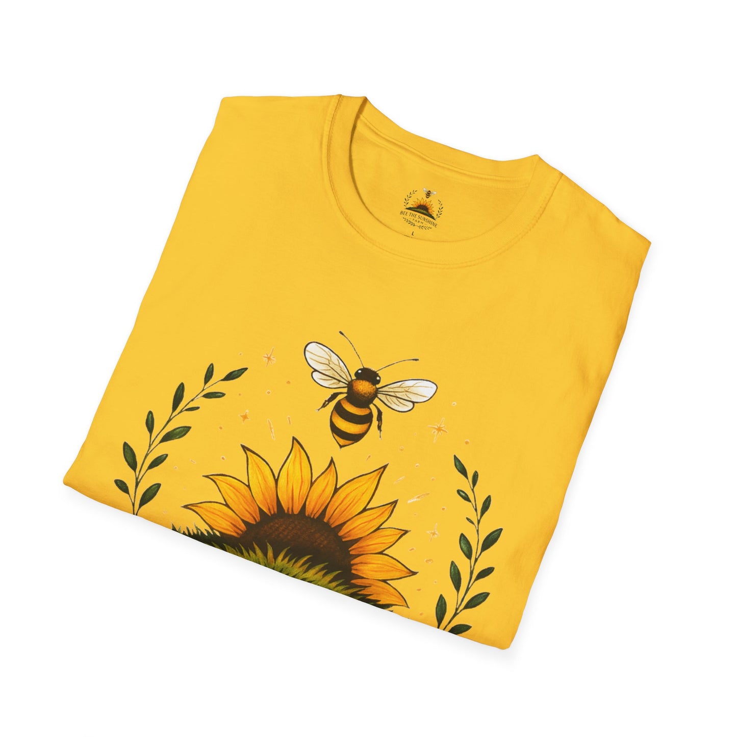 Sunshine Bee Graphic T-Shirt, Farm Life Shirt, Nature Lover Tee, Summer Outfit, Gift for Bee Lovers, Eco-Friendly Apparel