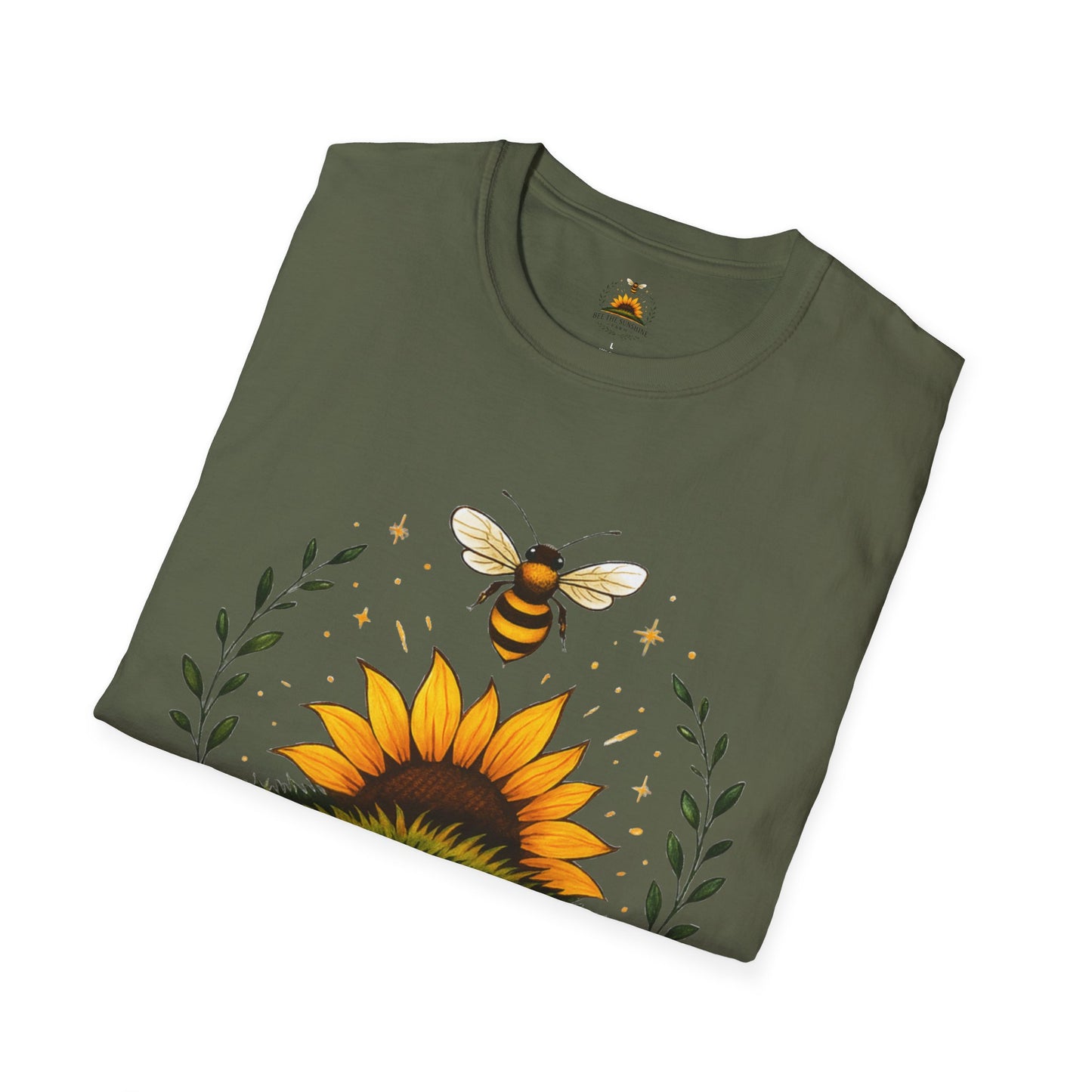 Sunshine Bee Graphic T-Shirt, Farm Life Shirt, Nature Lover Tee, Summer Outfit, Gift for Bee Lovers, Eco-Friendly Apparel