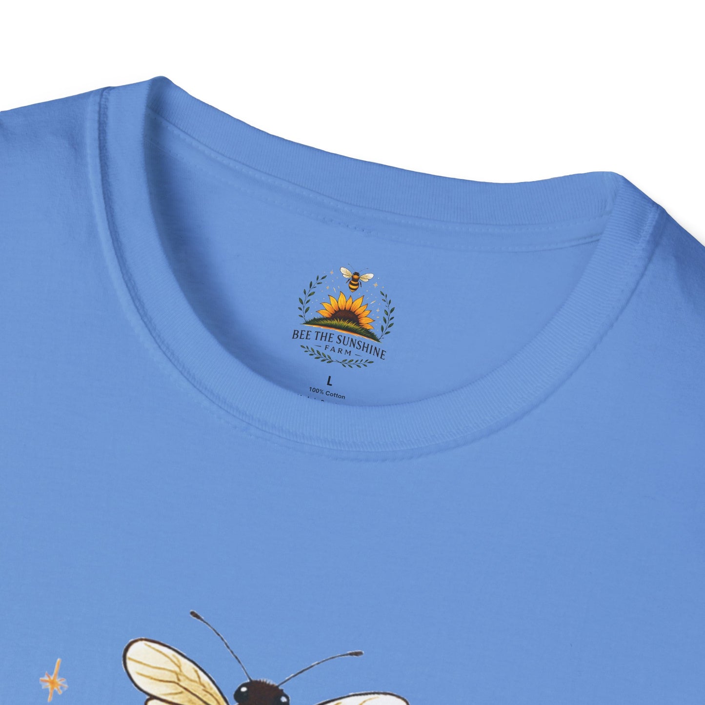 Sunshine Bee Graphic T-Shirt, Farm Life Shirt, Nature Lover Tee, Summer Outfit, Gift for Bee Lovers, Eco-Friendly Apparel