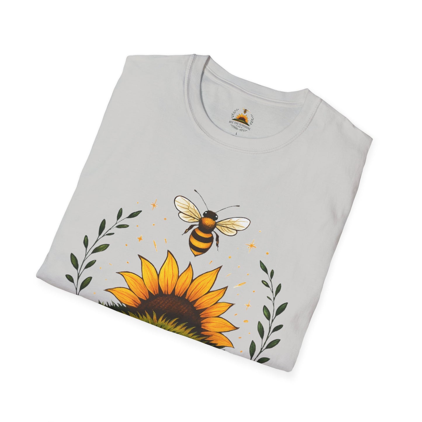 Sunshine Bee Graphic T-Shirt, Farm Life Shirt, Nature Lover Tee, Summer Outfit, Gift for Bee Lovers, Eco-Friendly Apparel