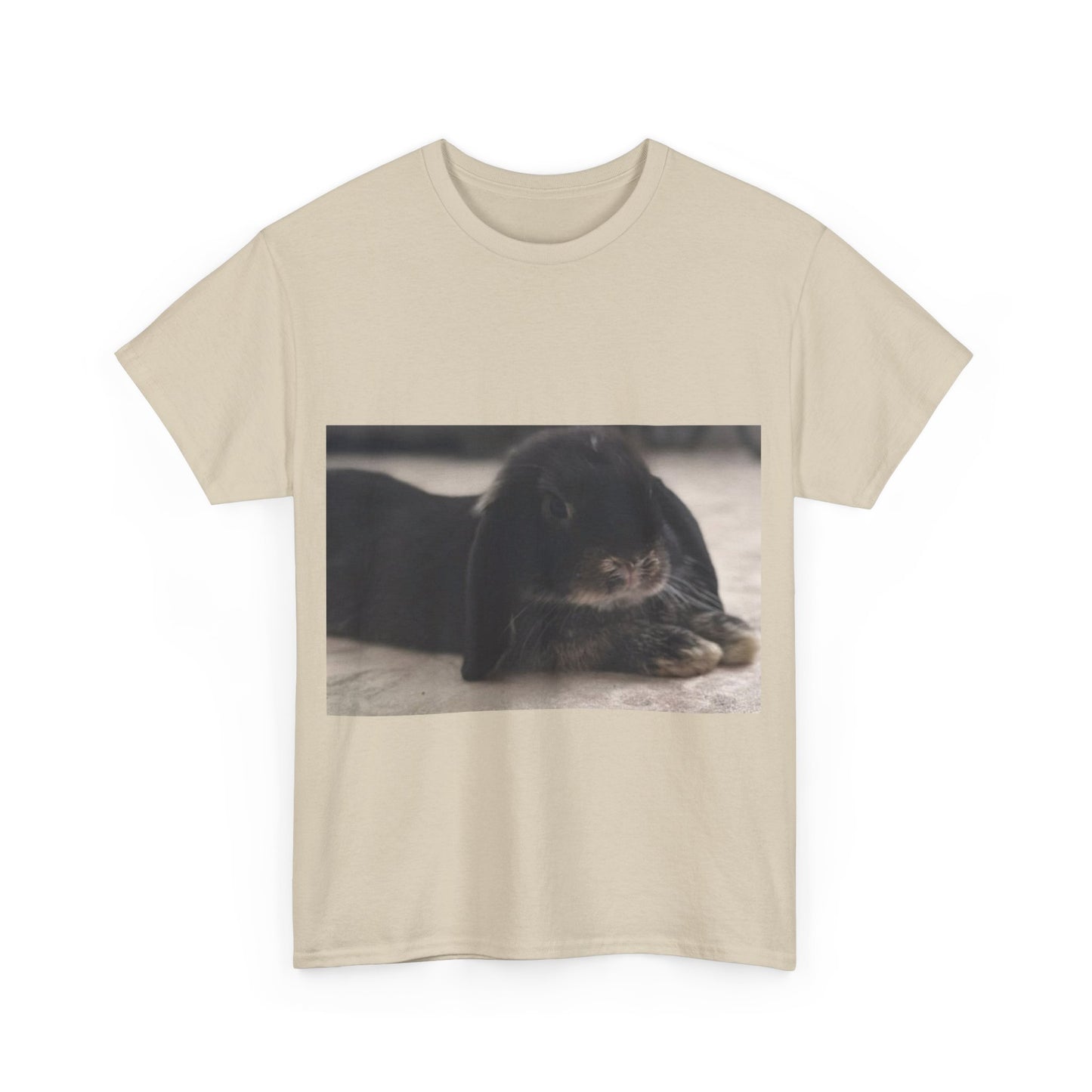 Cozy Rabbit Lover's Unisex Tee, Cute Animal Shirt, Gift for Pet Owners, Casual Everyday Wear, Birthday Present, Animal Lover Apparel