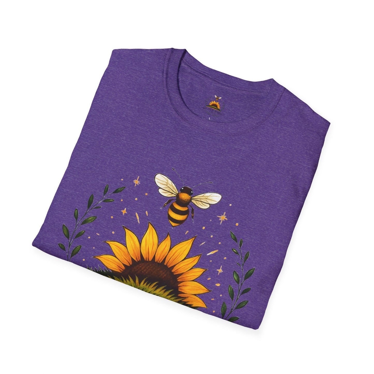 Sunshine Bee Graphic T-Shirt, Farm Life Shirt, Nature Lover Tee, Summer Outfit, Gift for Bee Lovers, Eco-Friendly Apparel