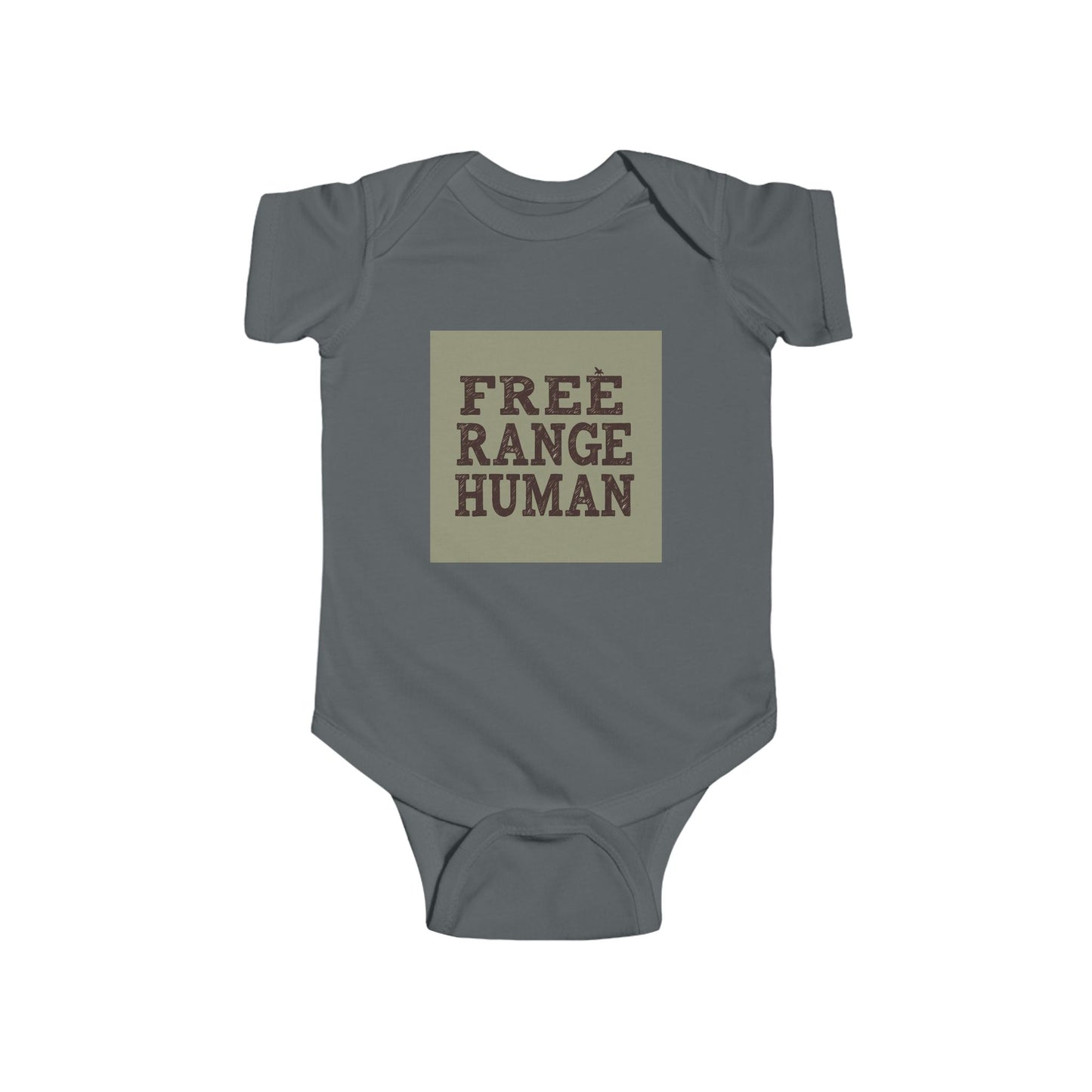 Free Range Human Infant Bodysuit | Cute Baby Clothes, Newborn Gift, Baby Shower, Eco-Friendly Apparel, Funny Baby Outfit