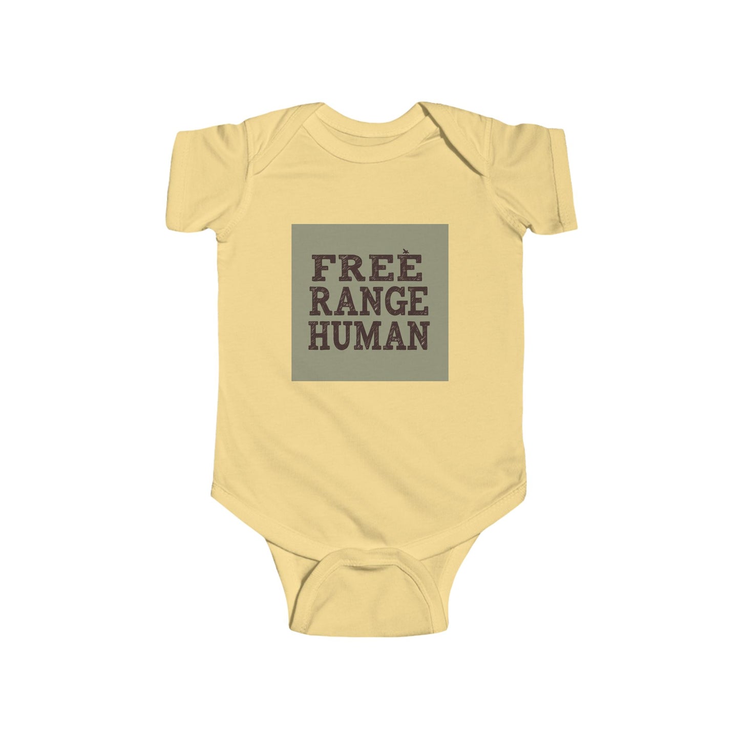 Free Range Human Infant Bodysuit | Cute Baby Clothes, Newborn Gift, Baby Shower, Eco-Friendly Apparel, Funny Baby Outfit