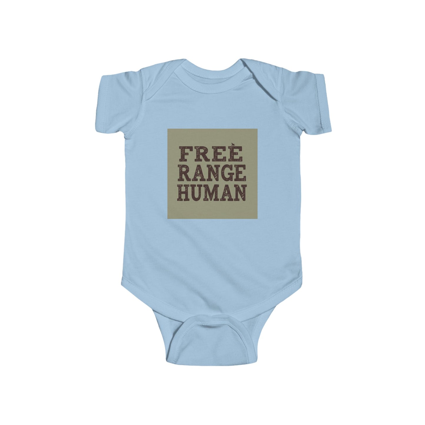 Free Range Human Infant Bodysuit | Cute Baby Clothes, Newborn Gift, Baby Shower, Eco-Friendly Apparel, Funny Baby Outfit