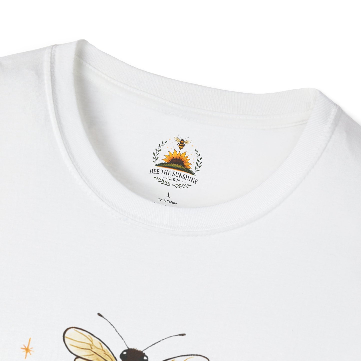 Sunshine Bee Graphic T-Shirt, Farm Life Shirt, Nature Lover Tee, Summer Outfit, Gift for Bee Lovers, Eco-Friendly Apparel