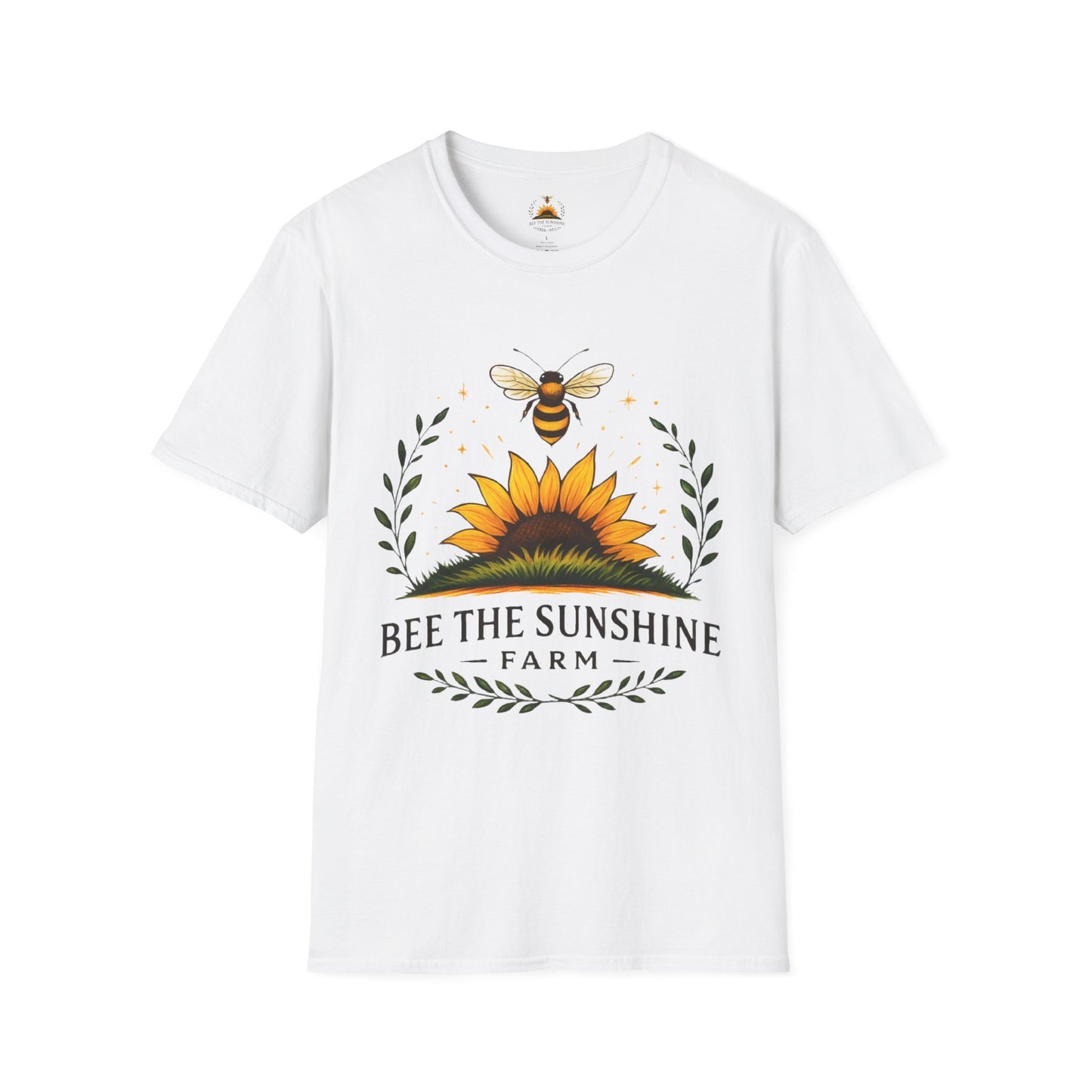 Sunshine Bee Graphic T-Shirt, Farm Life Shirt, Nature Lover Tee, Summer Outfit, Gift for Bee Lovers, Eco-Friendly Apparel
