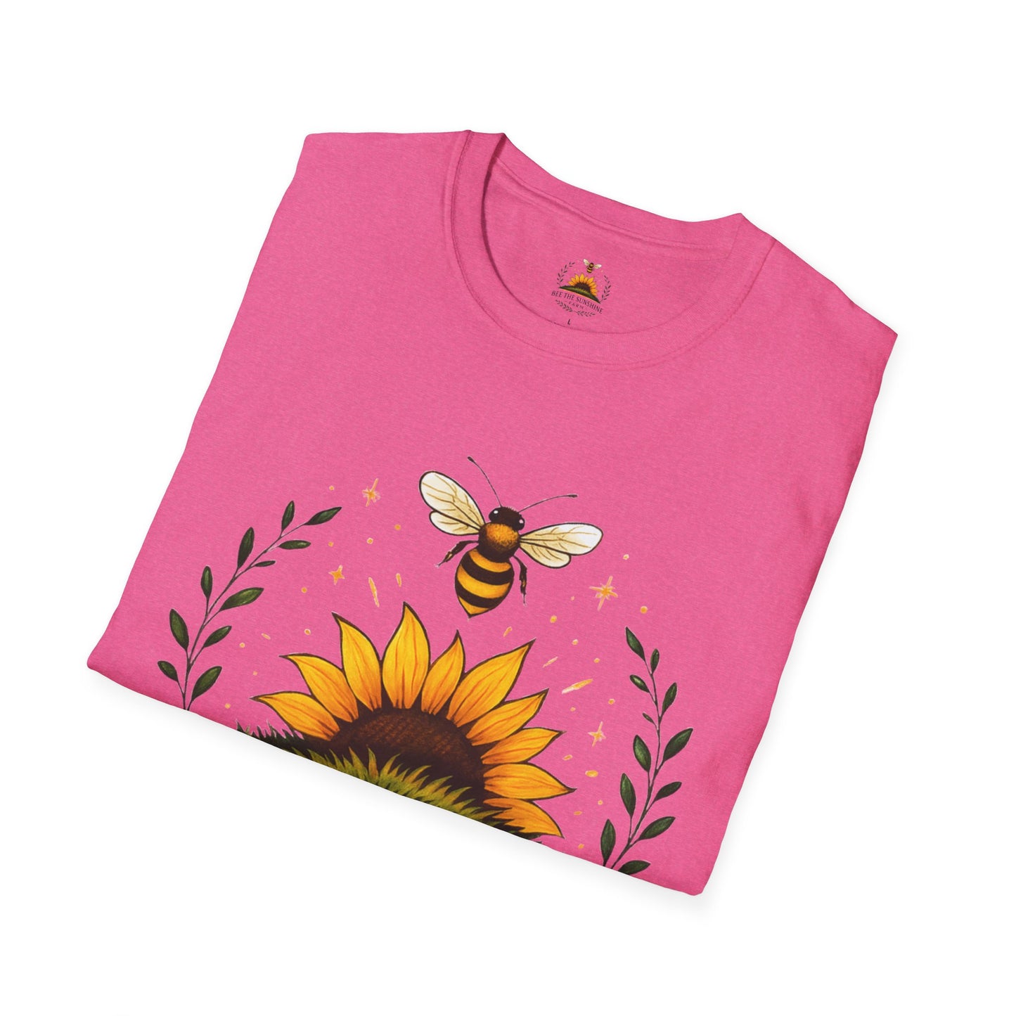 Sunshine Bee Graphic T-Shirt, Farm Life Shirt, Nature Lover Tee, Summer Outfit, Gift for Bee Lovers, Eco-Friendly Apparel
