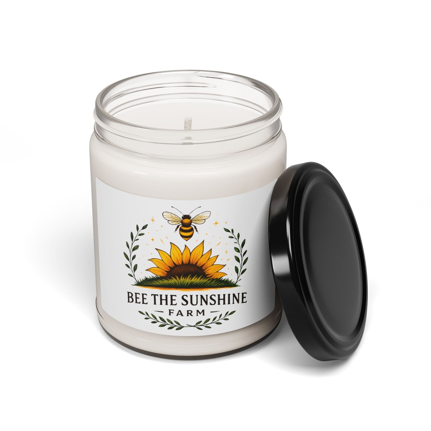 Bee The Sunshine Farm Scented Soy Candle | Natural Aromatherapy, Eco-friendly Gift, Home Decor, Relaxation, Aromatic
