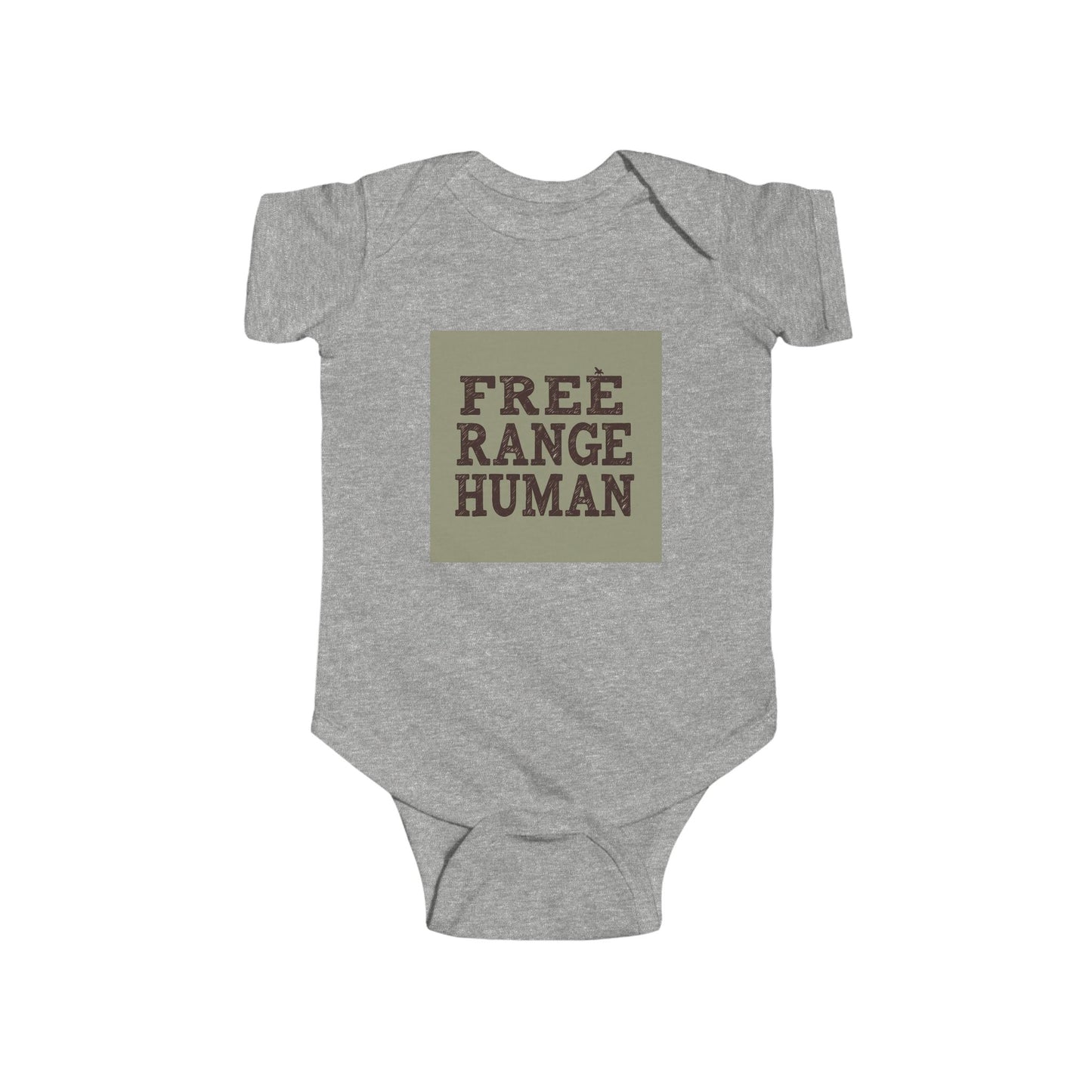 Free Range Human Infant Bodysuit | Cute Baby Clothes, Newborn Gift, Baby Shower, Eco-Friendly Apparel, Funny Baby Outfit