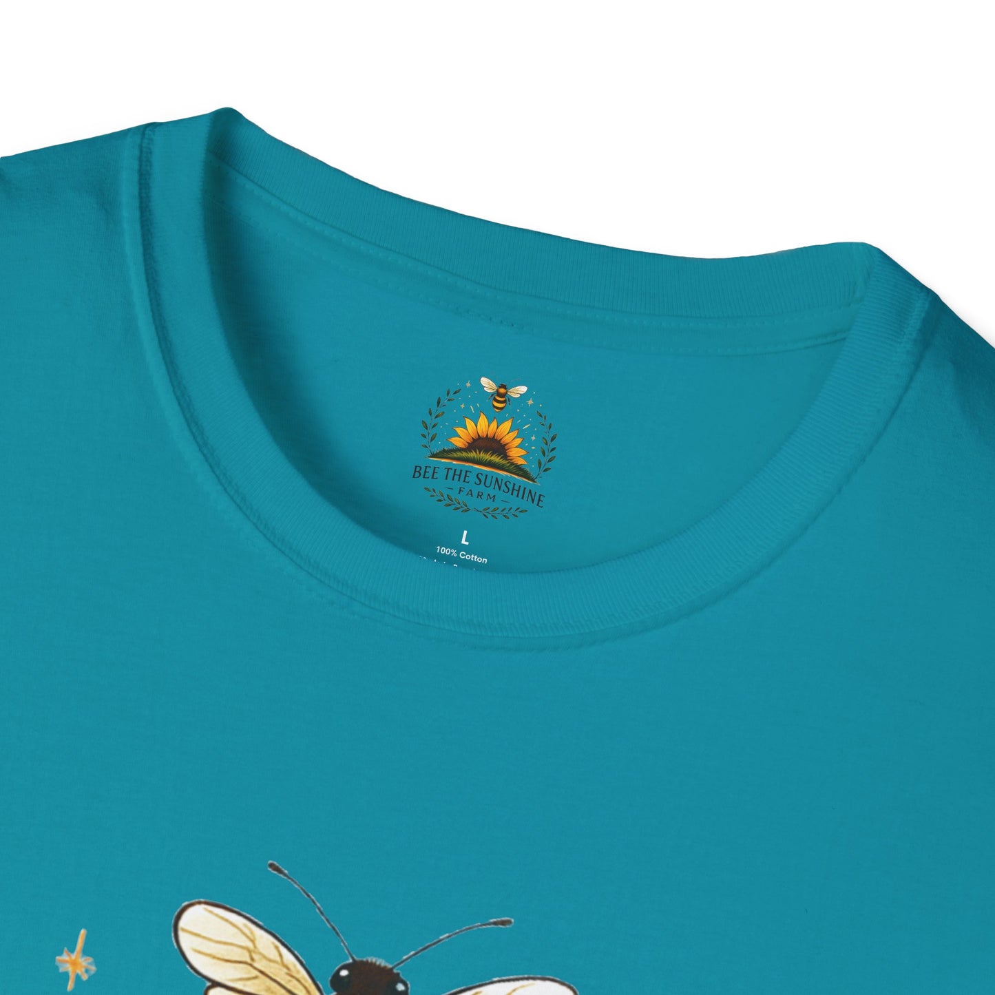 Sunshine Bee Graphic T-Shirt, Farm Life Shirt, Nature Lover Tee, Summer Outfit, Gift for Bee Lovers, Eco-Friendly Apparel