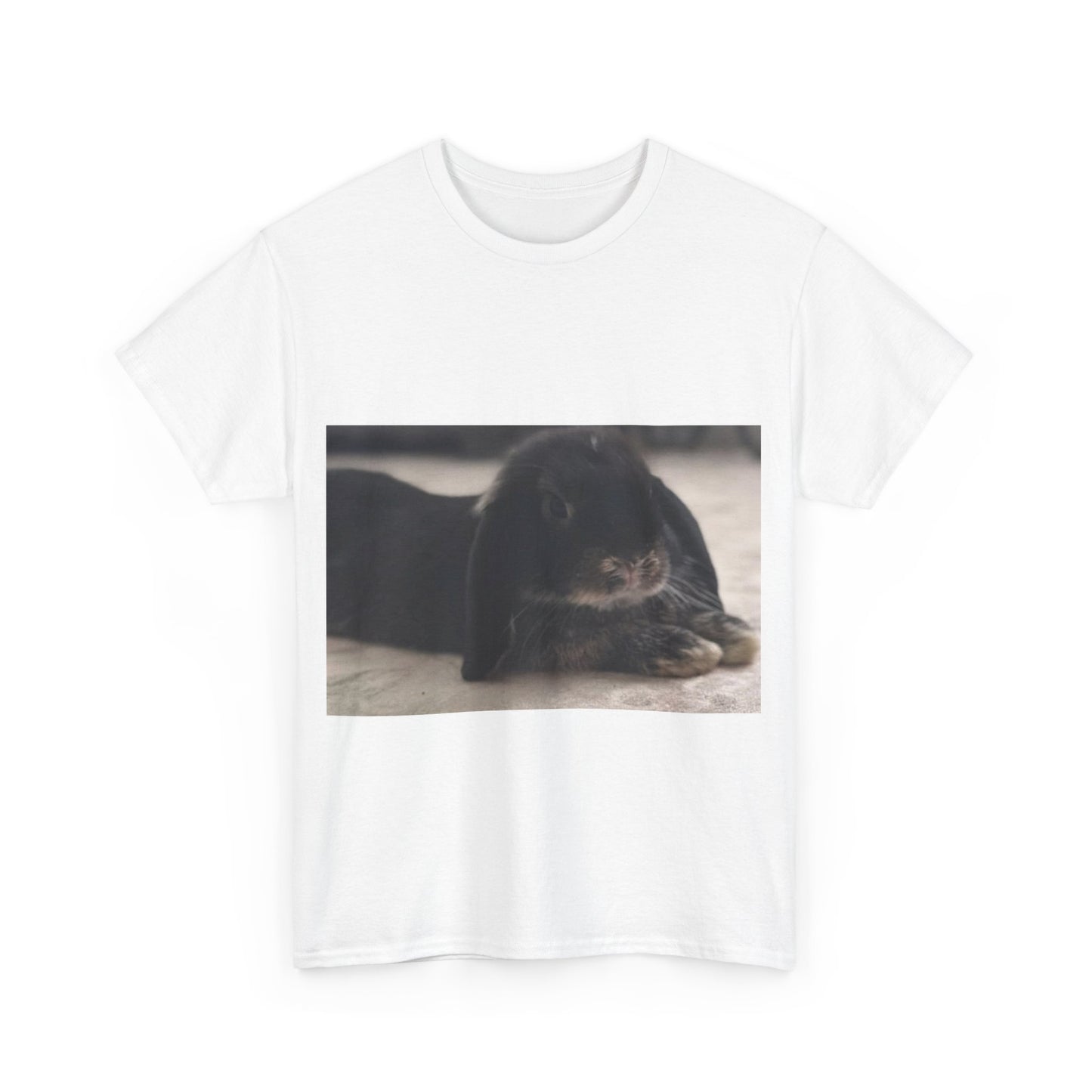 Cozy Rabbit Lover's Unisex Tee, Cute Animal Shirt, Gift for Pet Owners, Casual Everyday Wear, Birthday Present, Animal Lover Apparel
