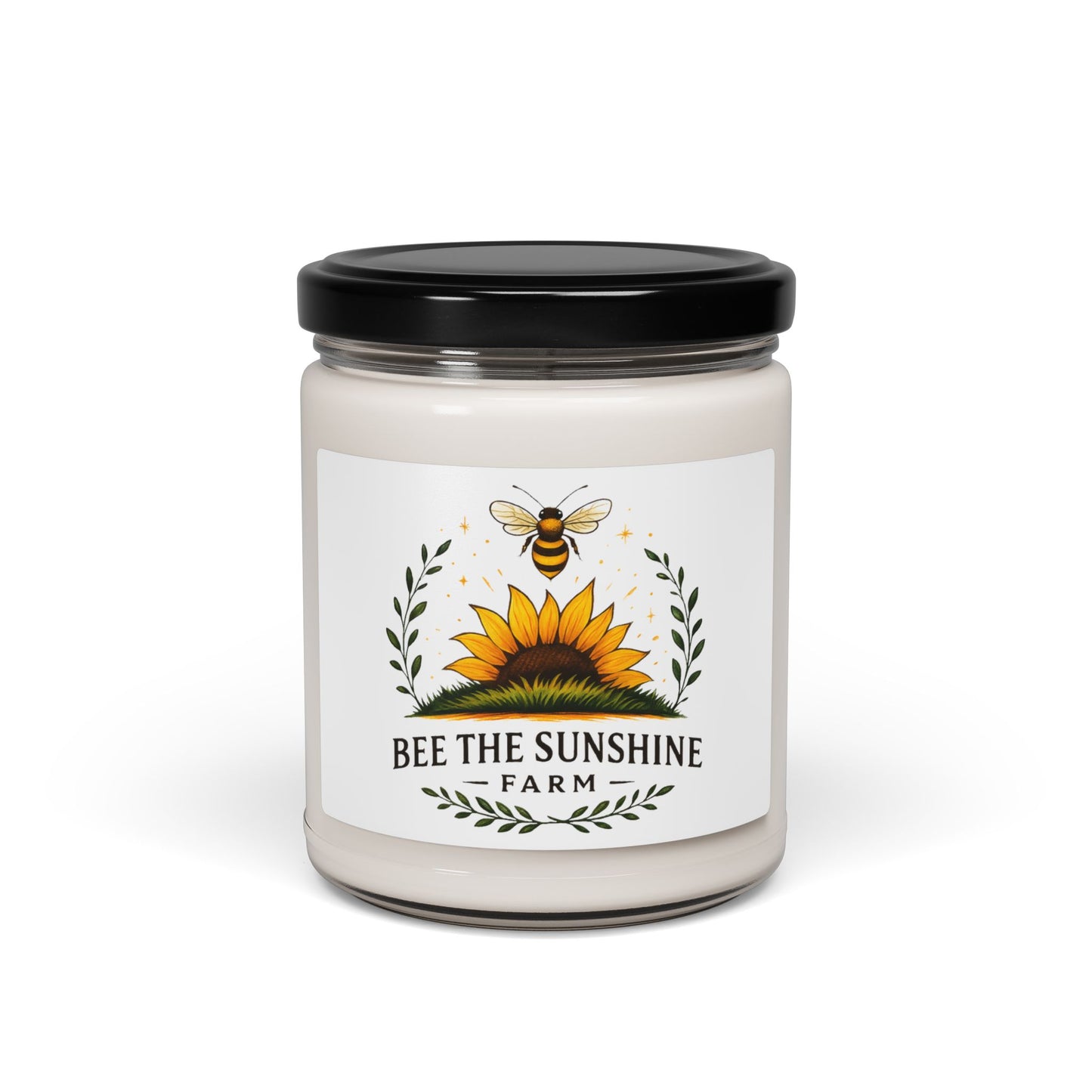 Bee The Sunshine Farm Scented Soy Candle | Natural Aromatherapy, Eco-friendly Gift, Home Decor, Relaxation, Aromatic